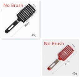image-Hairbrush Anti Klit Brushy Haarborstel Women Detangler Hair Brush Bristle Nylon Scalp Massage Teaser Hair Brush Comb