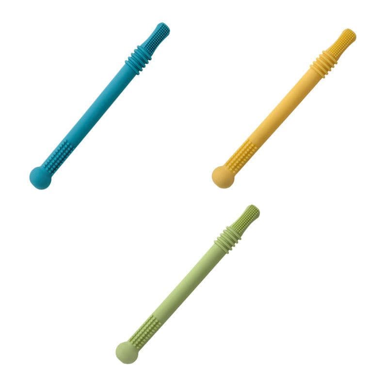 image-Baby Teether Silicone Hollow Teething Tube