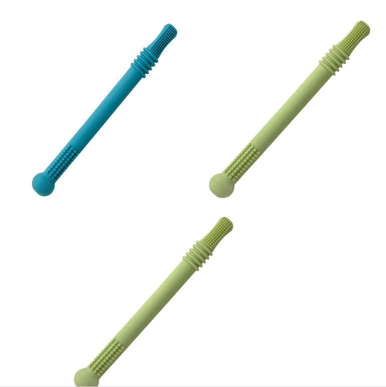 image-Baby Teether Silicone Hollow Teething Tube