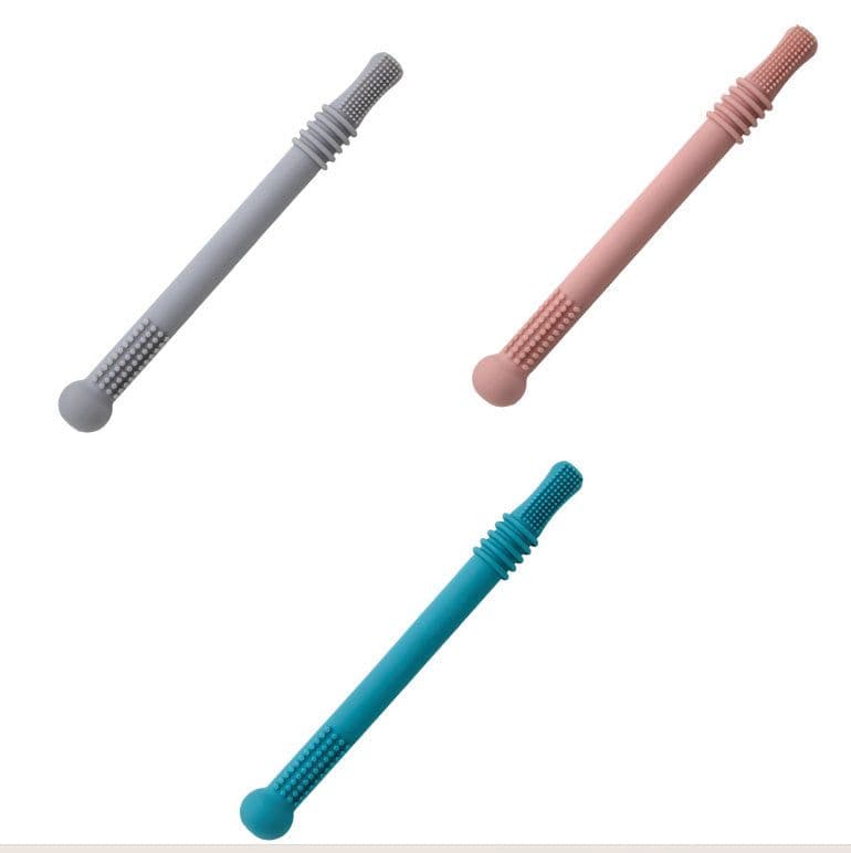image-Baby Teether Silicone Hollow Teething Tube