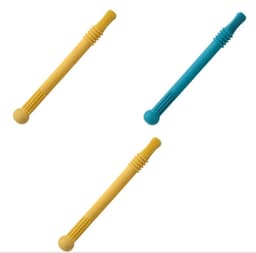 image-Baby Teether Silicone Hollow Teething Tube