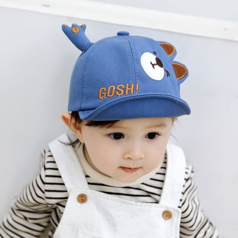 image-Spring Baby Hat Lovely Cartoon Kids Girl Boy Basket Cap Summer Infant Sunhat