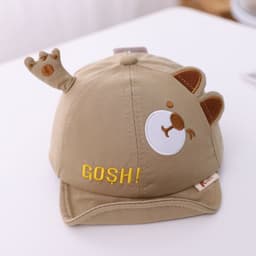 image-Spring Baby Hat Lovely Cartoon Kids Girl Boy Basket Cap Summer Infant Sunhat