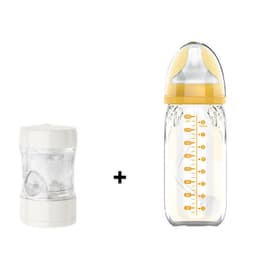 image-Constant Temperature Feeding Bottle Baby Newborn Usb Heating And Thermal Insulation Bottle Cover Quick Flush