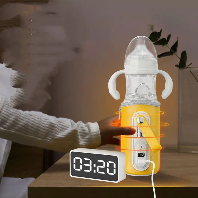image-Newborn Baby Intelligent Thermostat Digital Display Constant Temperature Milk Bottle