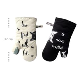 image-Cute Oven Gloves Anti Scalding Thickened Special Baking Gloves