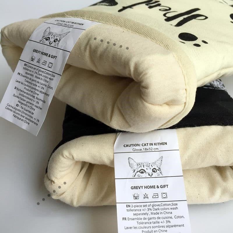 image-Cute Oven Gloves Anti Scalding Thickened Special Baking Gloves