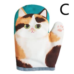 image-Cute Cute Cat Claw Microwave Oven Insulated Gloves Kitchen Baking Oven