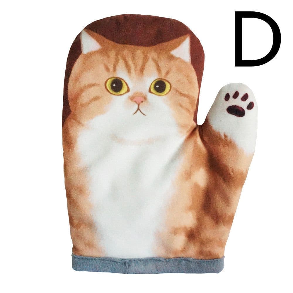 image-Cute Cute Cat Claw Microwave Oven Insulated Gloves Kitchen Baking Oven