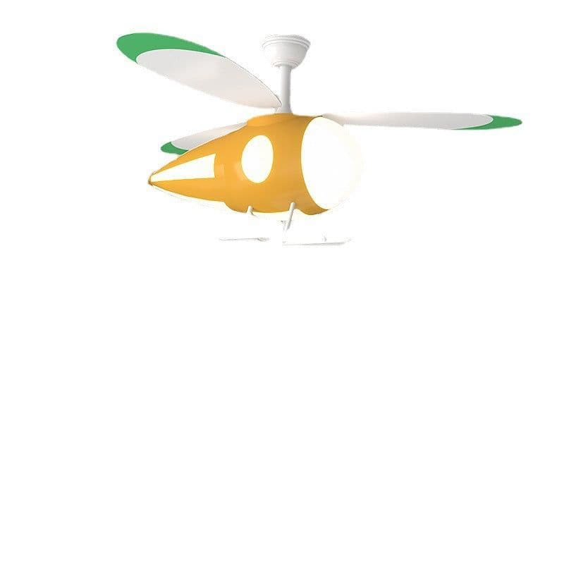 image-Modern Boy And Girl Room Creative Ceiling Fan Lamp