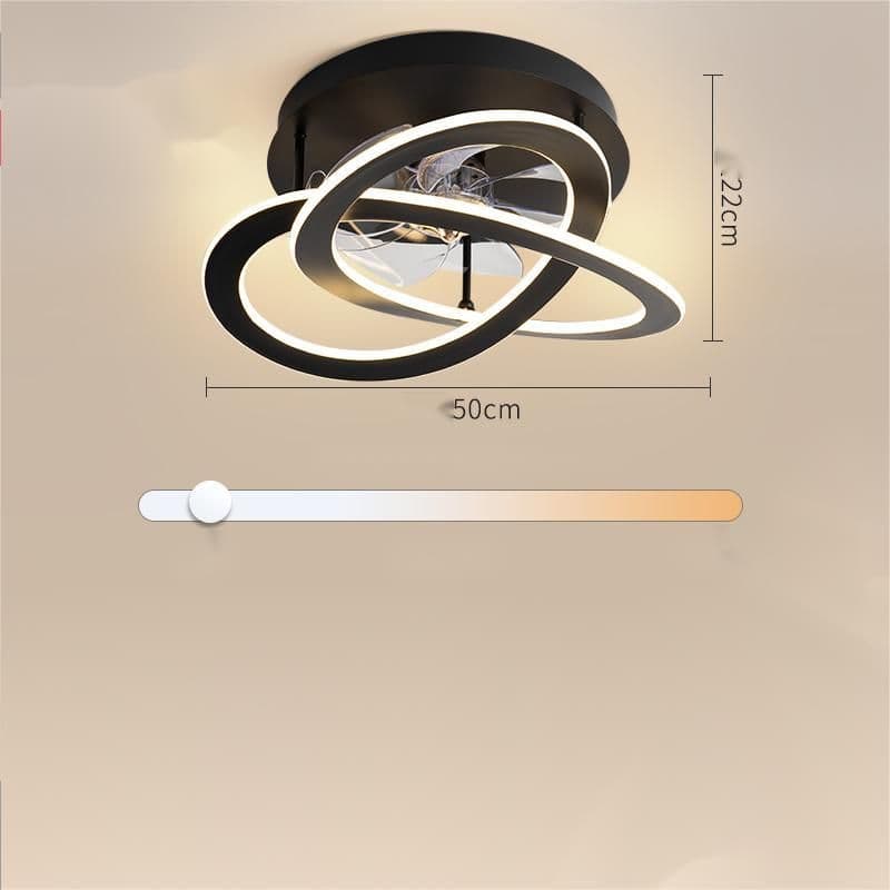 image-Bedroom Fan Lamp Suction Ceiling Dining Room Modern Simplicity