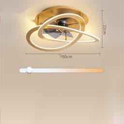 image-Bedroom Fan Lamp Suction Ceiling Dining Room Modern Simplicity