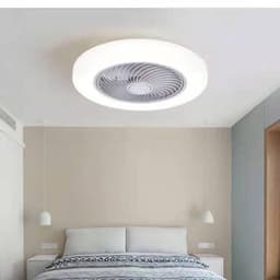 image-Ultra-thin Ceiling Fan Lamp Bedroom Living Room