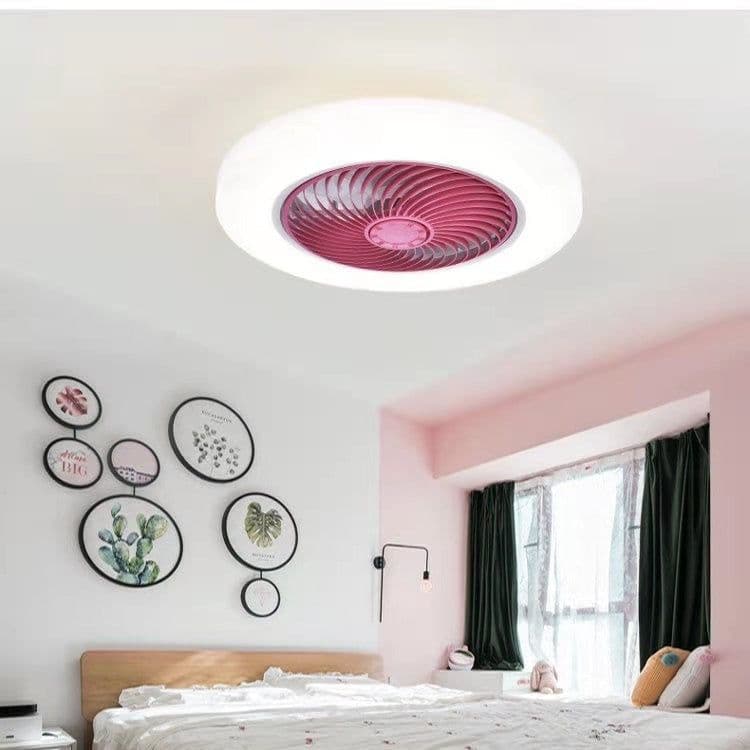 image-Ultra-thin Ceiling Fan Lamp Bedroom Living Room