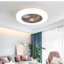 image-Ultra-thin Ceiling Fan Lamp Bedroom Living Room