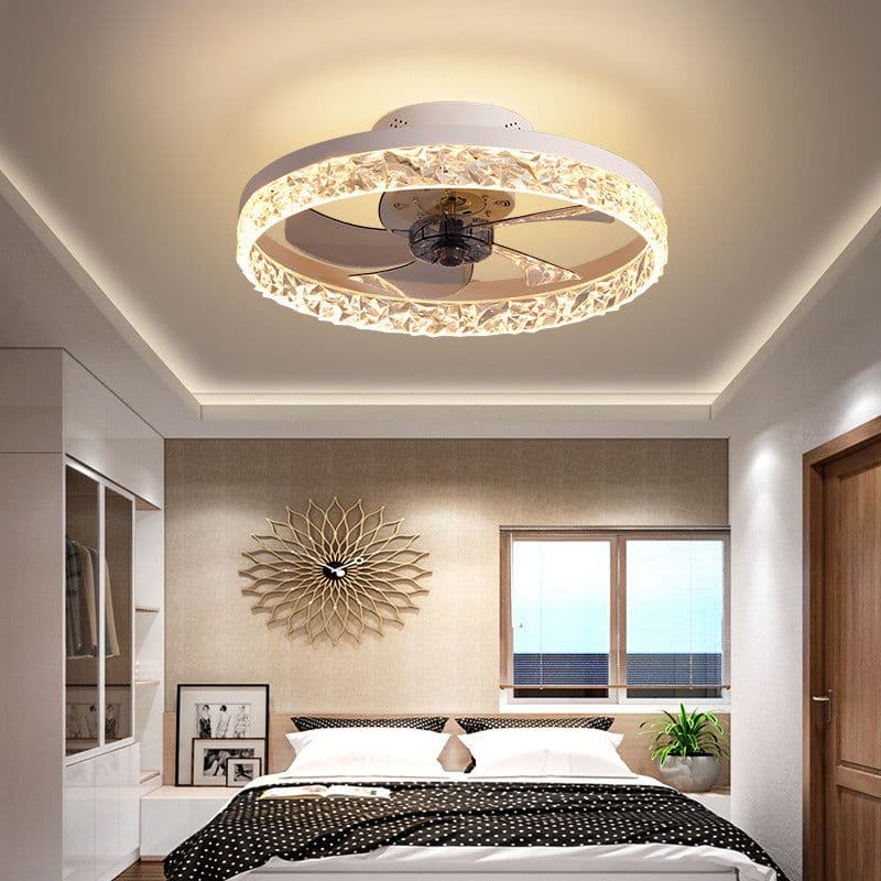 image-Home Living Room Bedroom Electric Fan Invisible Ceiling Light