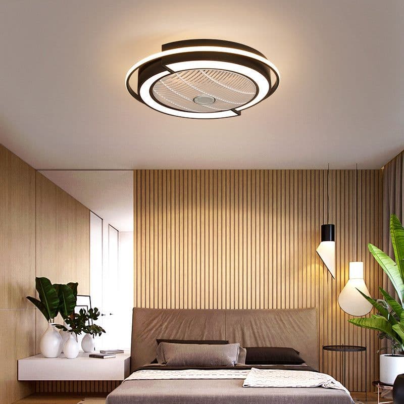 image-Bedroom Led Ceiling Fan Light Dining Room Home