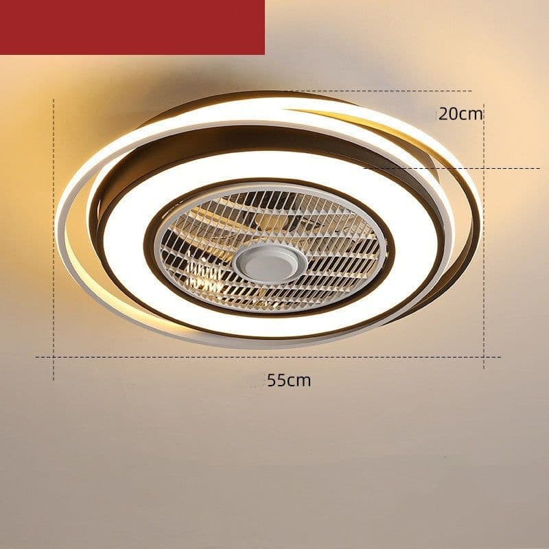 image-Bedroom Led Ceiling Fan Light Dining Room Home