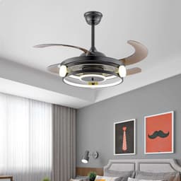 image-Bedroom Dining Room Household Ceiling Fan Light