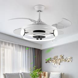 image-Bedroom Dining Room Household Ceiling Fan Light