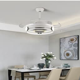 image-Bedroom Dining Room Household Ceiling Fan Light