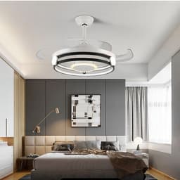 image-Bedroom Dining Room Household Ceiling Fan Light