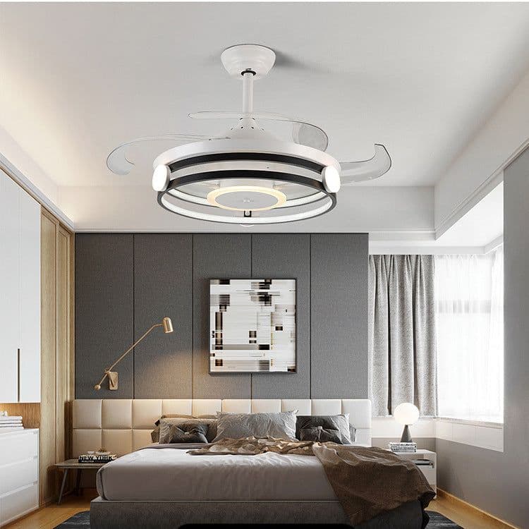 image-Bedroom Dining Room Household Ceiling Fan Light