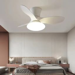 image-Bedroom Mini Ultra-thin Ceiling Full Spectrum Xiaoai Smart Ceiling Fan Lights