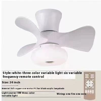 image-Bedroom Mini Ultra-thin Ceiling Full Spectrum Xiaoai Smart Ceiling Fan Lights
