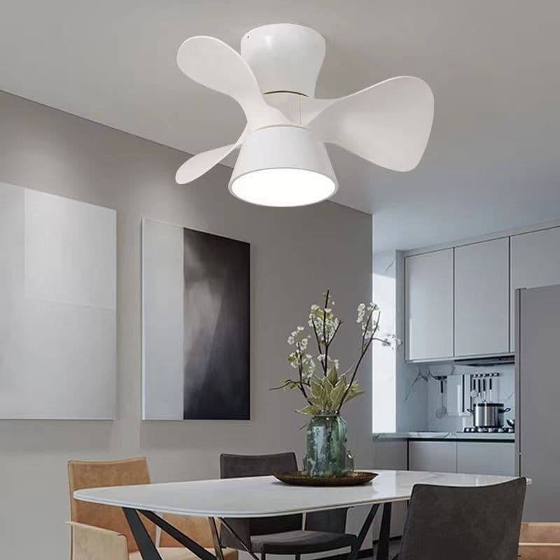 image-Bedroom Mini Ultra-thin Ceiling Full Spectrum Xiaoai Smart Ceiling Fan Lights