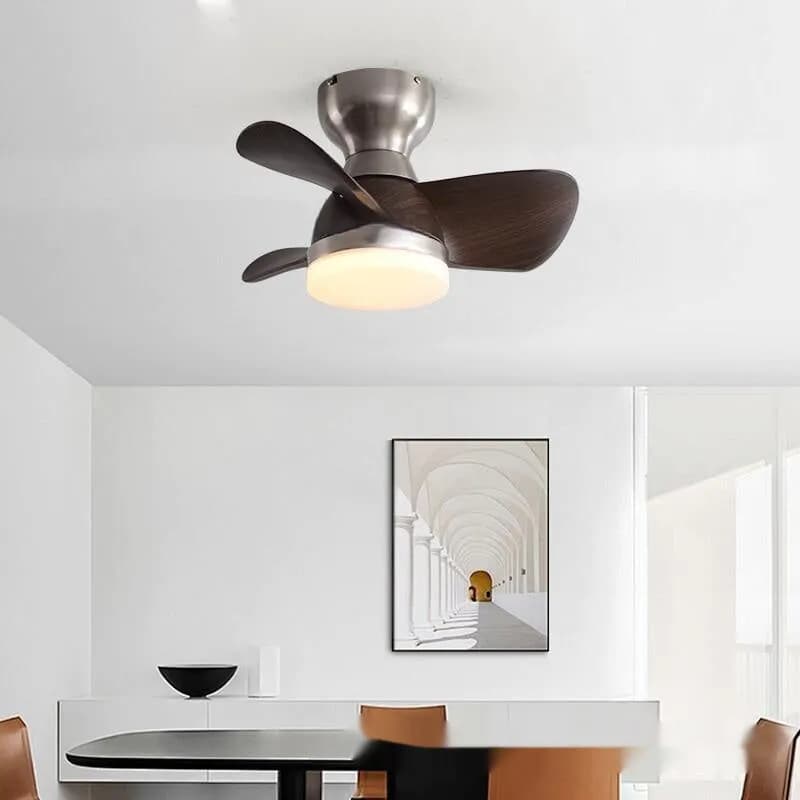 image-Retro Dining Room Ceiling Living Room Bedroom Ceiling Fan Lights Simple Home