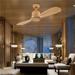 image-Unlit Fan Ceiling Solid Wood Dining Room