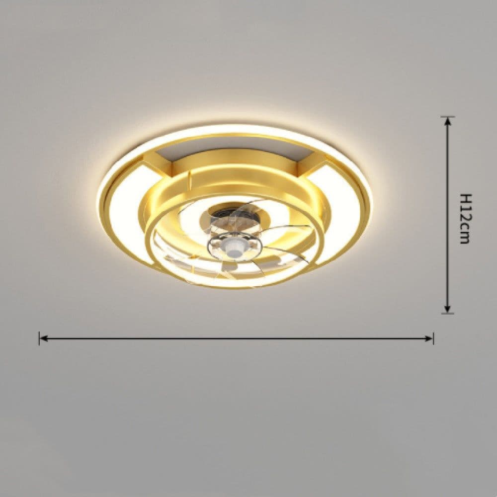 image-Intelligent Silent Living Room Bedroom Ceiling Fan