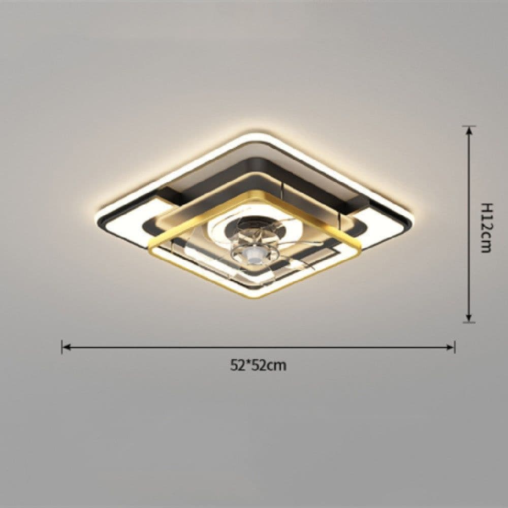 image-Intelligent Silent Living Room Bedroom Ceiling Fan