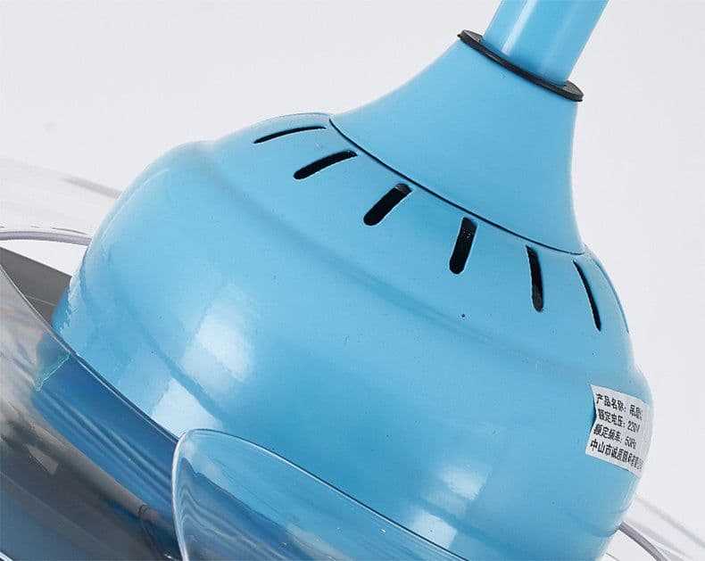 image-Children's Ceiling Fan Light In Domestic Bedroom