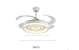 image-Nordic Ceiling Simple Household Invisible Fan Light