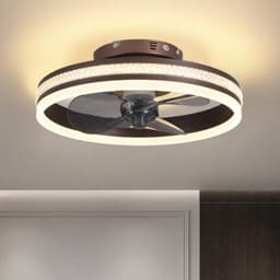image-Bedroom Living Room Invisible LED Ceiling Ceiling Fan Lights