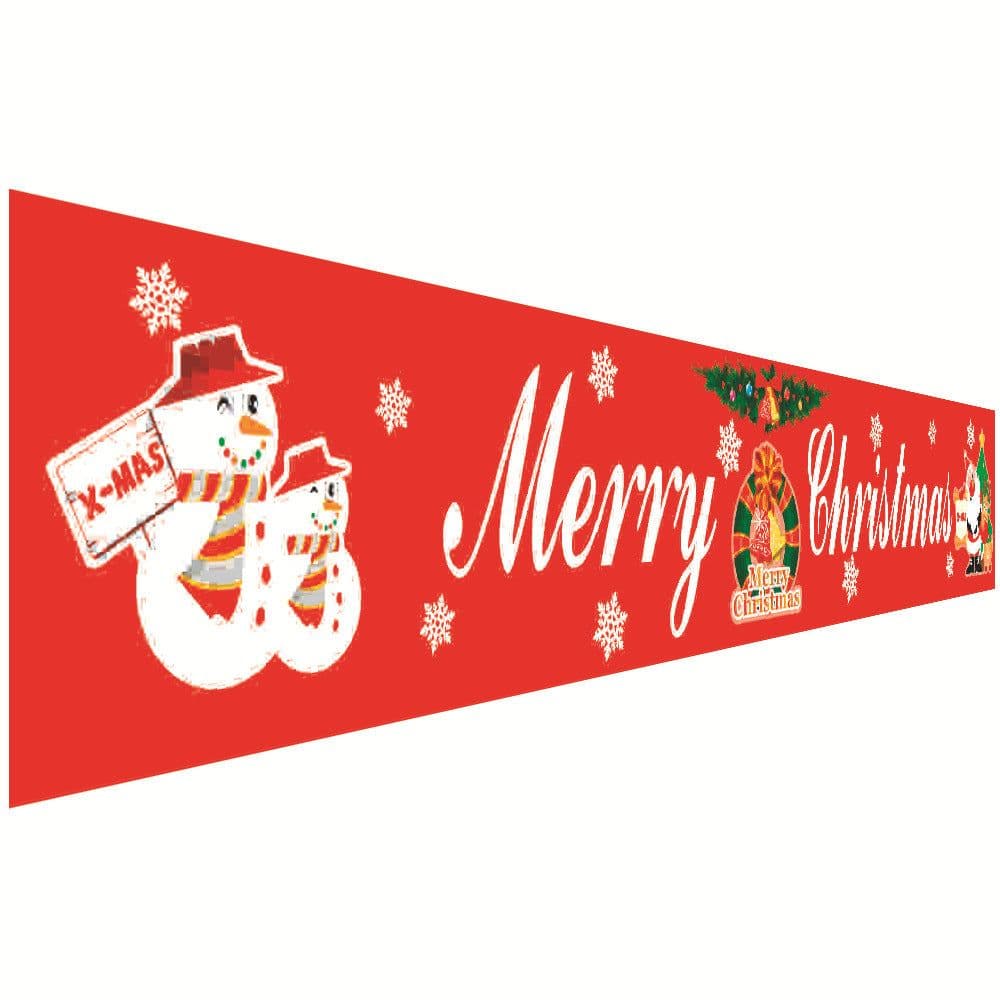 image-Christmas decorations Christmas couplets curtains Christmas banners pull flags Christmas curtains hanging flags window pendants