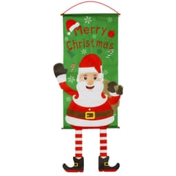 image-Christmas decorations Christmas couplets curtains Christmas banners pull flags Christmas curtains hanging flags window pendants