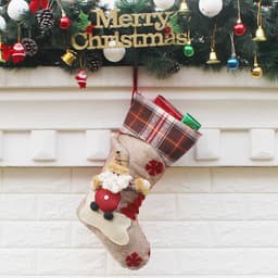 image-Christmas decorations, decorations, New Year gifts, Santa Claus socks, socks, sock gift bags