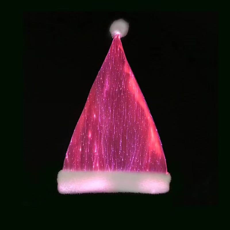 image-Christmas Decoration LED Glowing Colorful Christmas Hat
