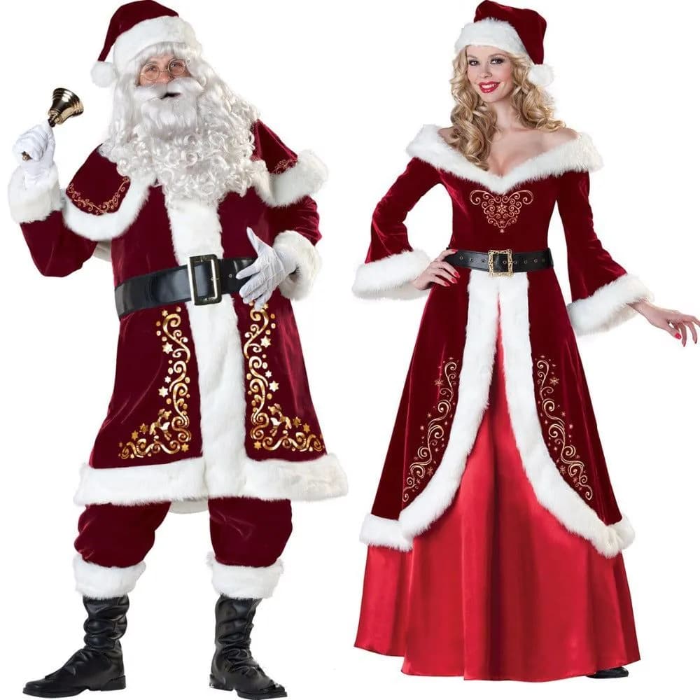 image-Christmas Queen Princess Dress Santa Claus dress