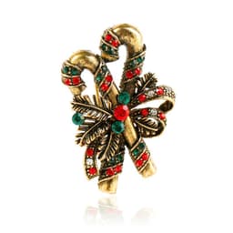image-Christmas suit pin brooch