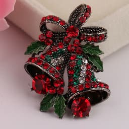 image-Christmas suit pin brooch