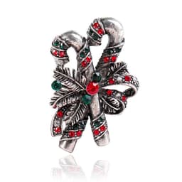 image-Christmas suit pin brooch