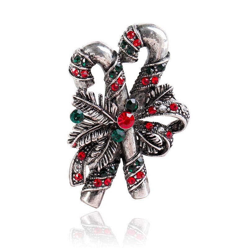 image-Christmas suit pin brooch