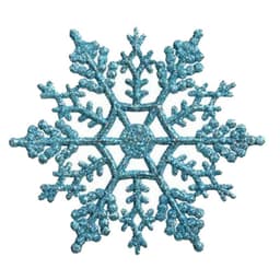 image-Christmas decorations, acrylic 10CM snowflakes, Christmas necessities, Christmas tree hanger powder wholesale