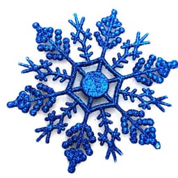 image-Christmas decorations, acrylic 10CM snowflakes, Christmas necessities, Christmas tree hanger powder wholesale