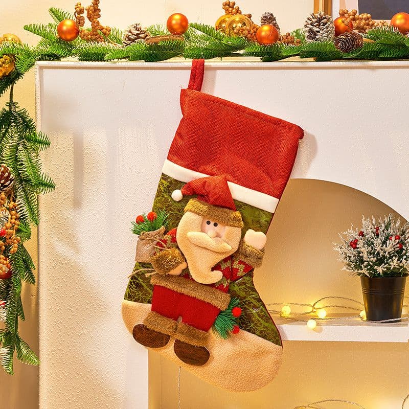 image-Christmas Decorations Large Cartoon Candy Bag