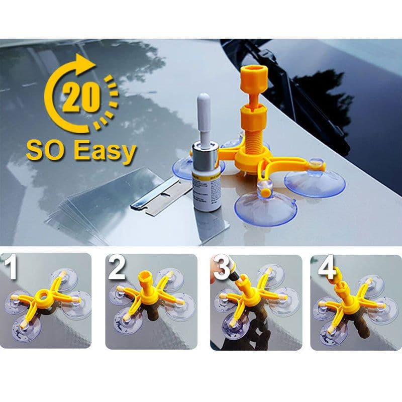 image-Car Repair Kit Car Window Glass Scratch Crack Restore Repair Tool Car Window Screen Polishing Polishing